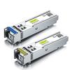 10Gtek 1000Base-BIDI SFP Module, One-to-One 1.25G SFP Bidi Optical Transceiver, 1550nm/1310nm SMF, Up To 20km, Compatible with Cisco, Ubiquiti UniFi,