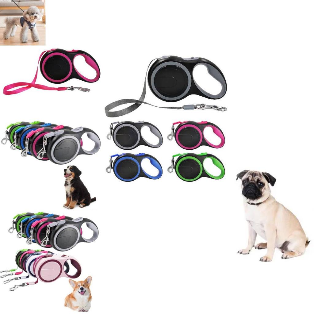 Guia Extensível de Alta Resistência Para Cães Com Cabo Ergonômico e Múltiplos Comprimentos Para Controle Aprimorado
