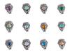 925 Solid Silver Semi Precious Gemstone Oxidised Designer Jewelry Pendant 1.37" CP-6