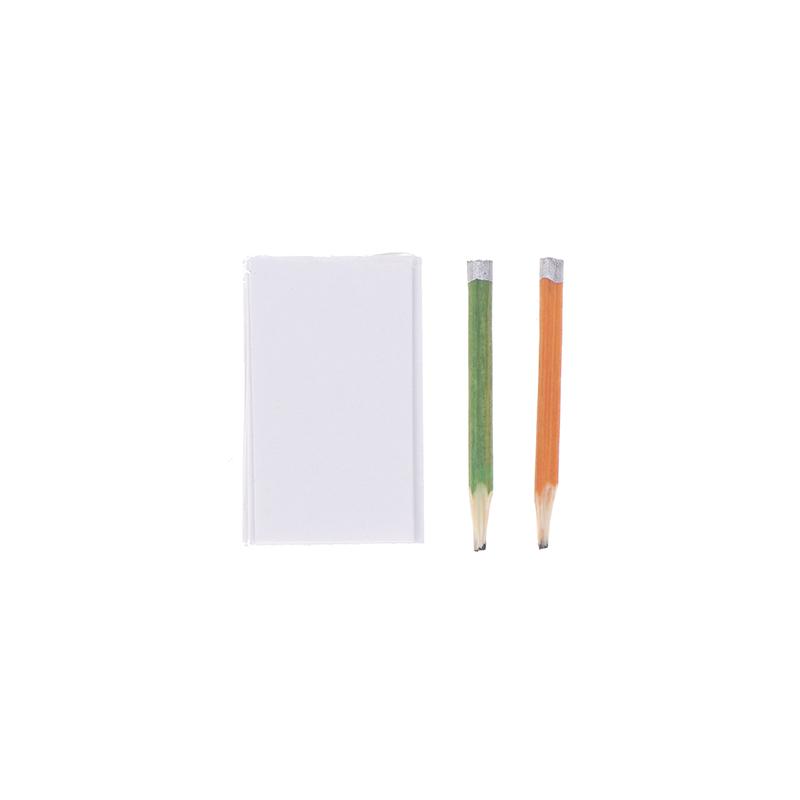 Mini Stationery Simulation Pencil 2 Notebook Model Reduced Version Learning Accessories