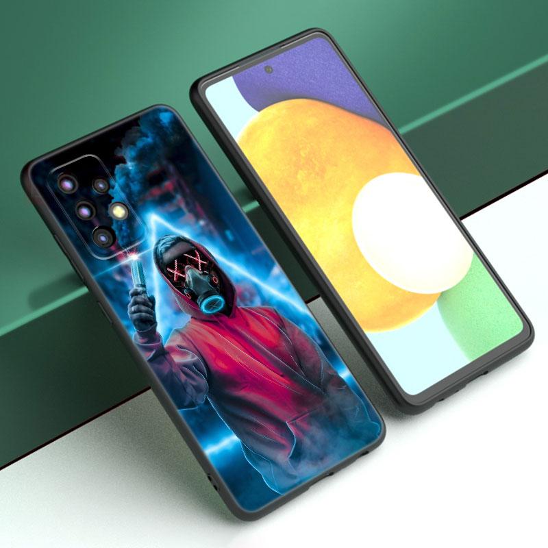 Cool Street Head Boy Phone Case For Samsung A13 A22 A24 A32 A23 A25 A34 A35 A52S A53 A54 A55 A73 A12 A14 A15 A31 A33 A50 A51 A72