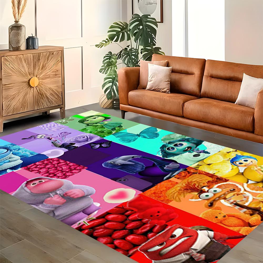 Inside Out Emotions Adventure for Living Room Rug, Bedroom, Study Room, Hallway Decoration, Perfect for Home Decoration or Holiday Gifts