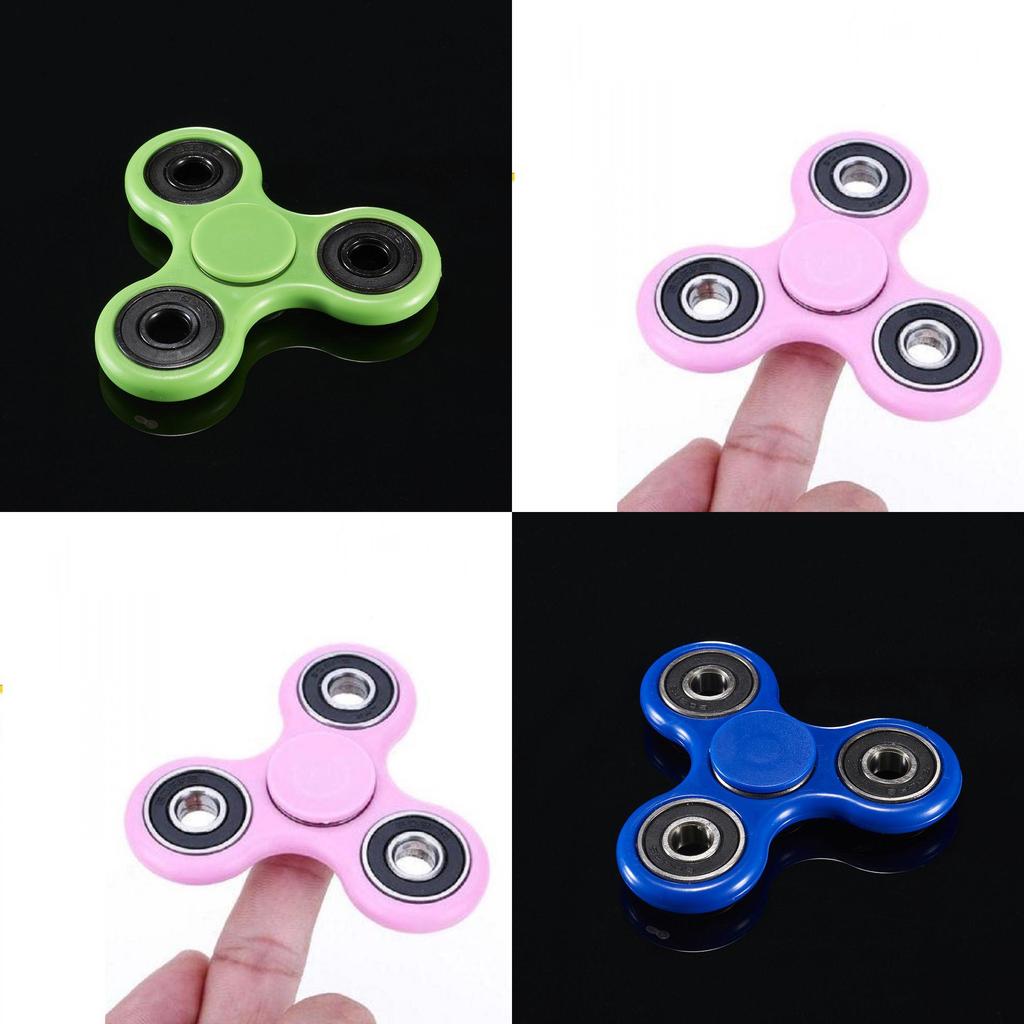 Elegant Wood Hand Spinner Tri Fidget Ceramic Ball Desk Toy For Stress Relief