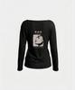 BADBLOOD H.B.B. Waffle Boat Neck T-Shirt – Black
