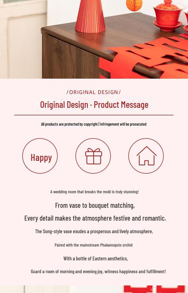 Elegant Floral Arrangement Ornament for Weddings and Home Décor