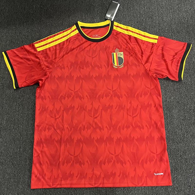 Belgium World Cup jersey 2026 national team home and away football jersey super large size Belgium jersey S