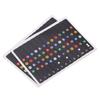 2Pcs Ukulele Fretboard Stickers Chord Fret Note PVC Finger Guide for Beginner Concert