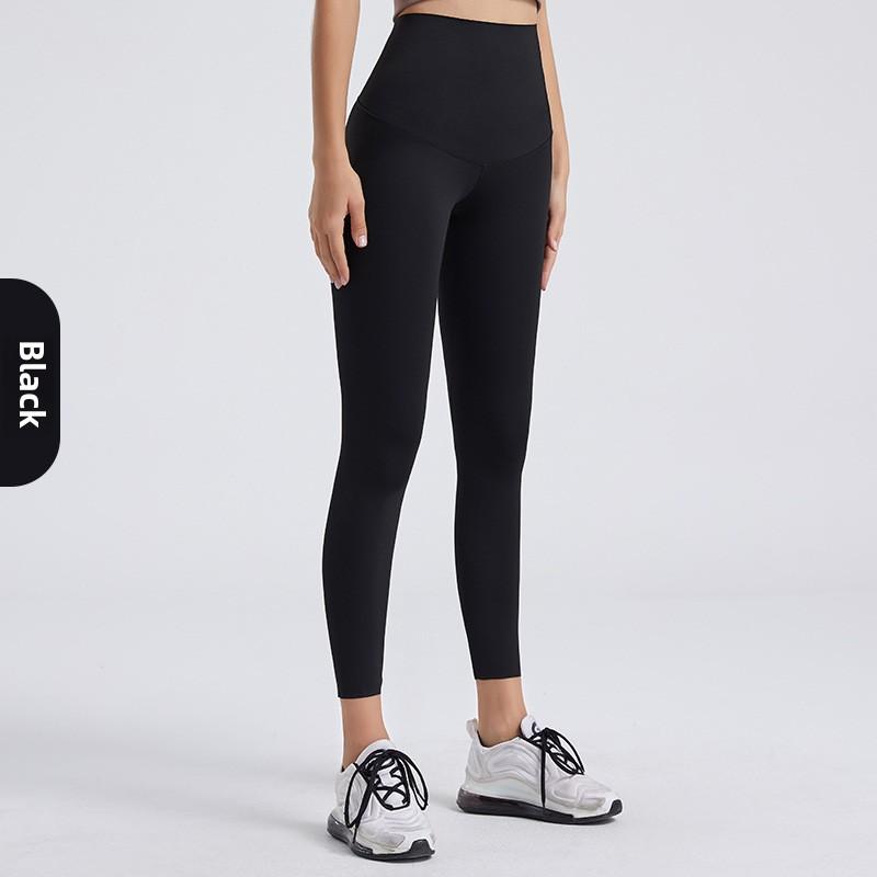 

Женские обтягивающие штаны для занятий йогой осенью и зимой S чёрный