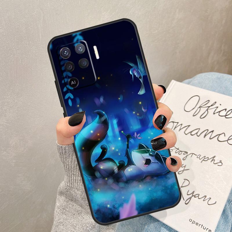 Funny little raccoon Case For Oppo A40 A60 A80 A78 A38 A18 A98 A58 A96 A76 A16 A94 A74 A54 A15 A17 A57 A77 A5 Pro
