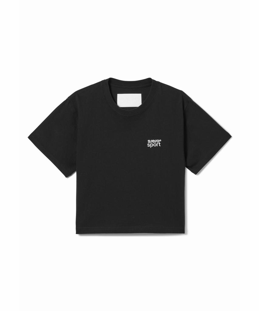 SIO S/E/O Logo Cropped Tee_Black