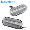 1Pair Dynamic Flowing LED Side Marker Turn Signal Light For VW Transporter T5 Polo Golf 3 4 Passat B5 Sharan Lupo Bora Multivan