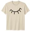 Sleepy Eye Aesthetic Design T-Shirt Minimalist Design Relaxation Birthday
