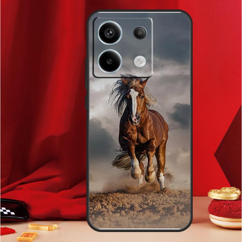 Horses Running Case For Xiaomi Redmi Note 14 Pro 13 12 11 10 15 Pro Plus Redmi 15 14C 13C 10C 12C 15C Funda