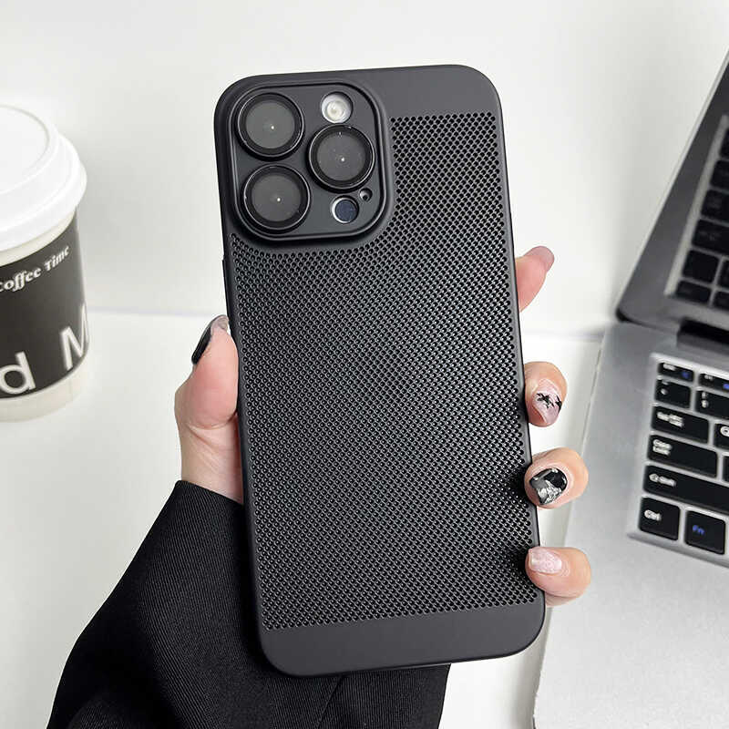 Applicable To IPhone17 Ultra Thin Cooling Mesh Shell Apple 16promax Full Inclusive Lens Film Mobile Phone Case 13 Protection Case