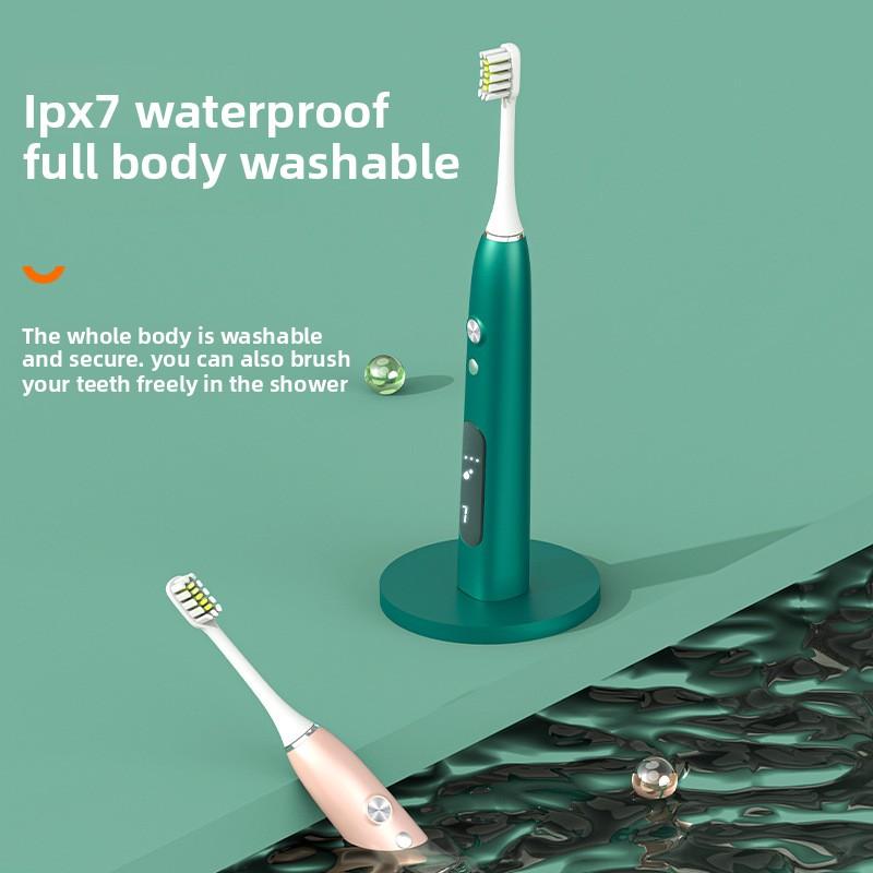 Electric Toothbrush, Sonic Vibration Induction Charging, Free Electric Toothbrush Head