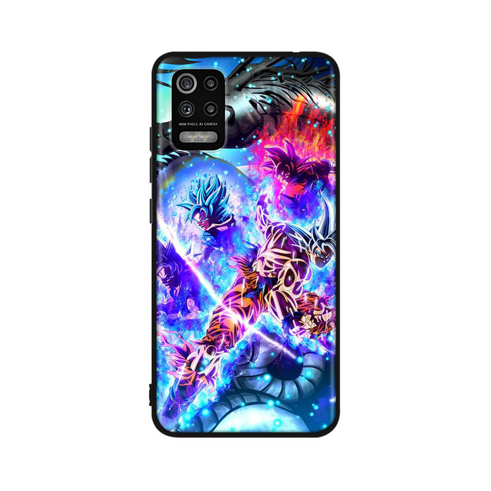 DT36 Dragon Ball Case for Xiaomi Poco X6 X4 M5 M6 F5 F6 C65 C55 C50 C51 C40 Redmi Note 7 8 14C A3X 13C 12C 11 10A 9C Pro Black Sofe Cover