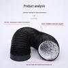 Thickened Three-Layer PVC/Aluminum Foil Flexible Hose for 150/170/160/180 Range Hood Vent Connection