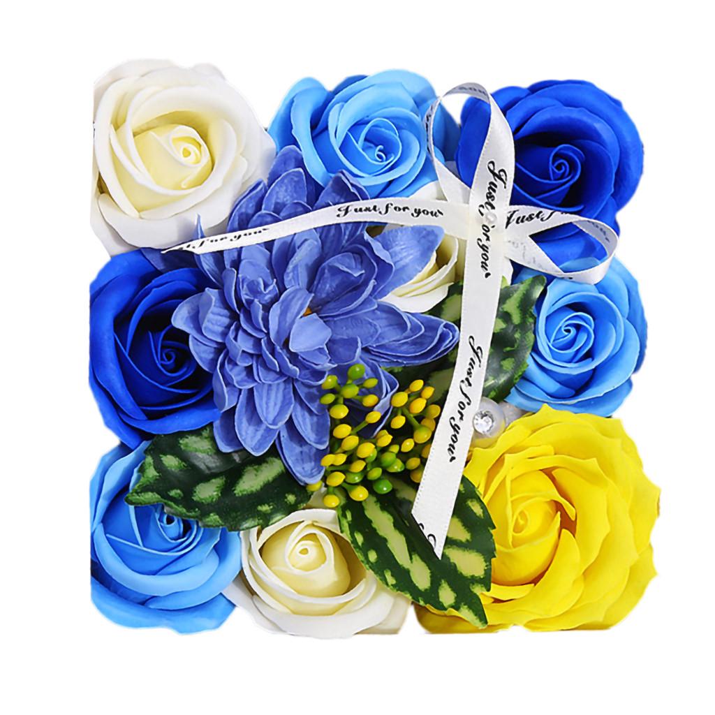 Mother's Day DIY Soap Flower Gift Rose Box Bouquet Wedding Home Festival Gift