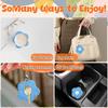 6 Pcs Punch Needle Cup Mat Kit DIY Punch Needle Embroidery Kit Multi-purpose Craft Punches Needles Cups Pad Set for Beginners
