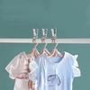 5Pcs Non-Slip Windproof Stainless Steel Laundry Clips Durable for Socks Towels Home Bathroom Balcony Use