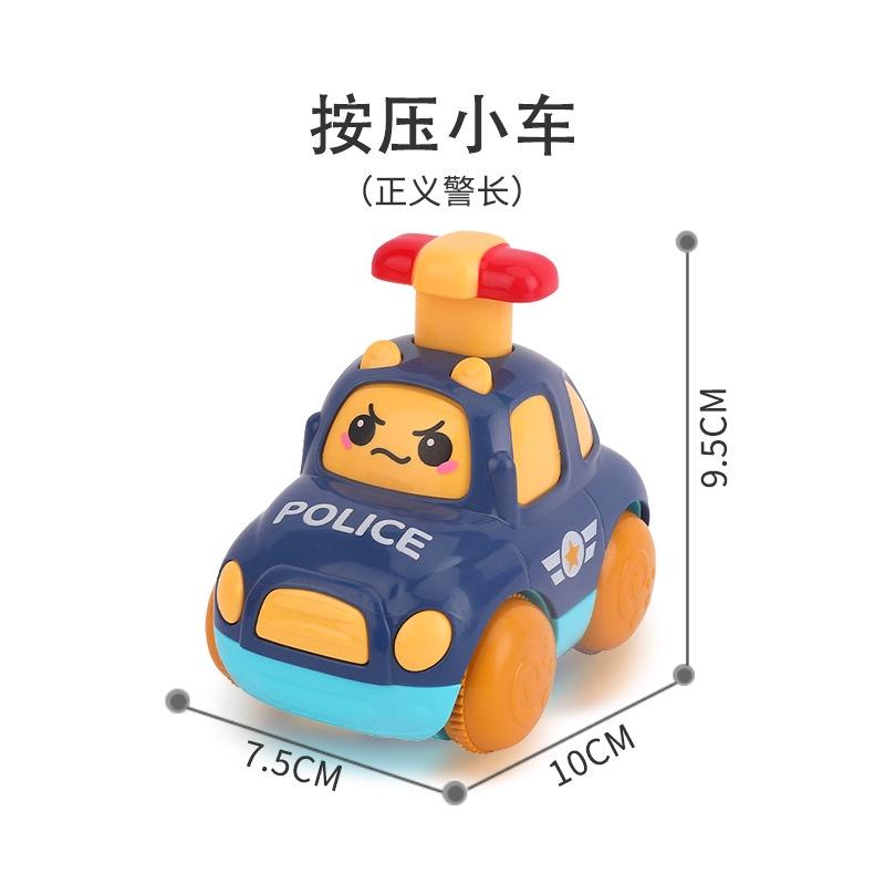 Kinderspielzeugauto-Set Trägheits-Ingenieurfahrzeug Drehauto Babyauto für 1-2-jährige Jungen und Mädchen