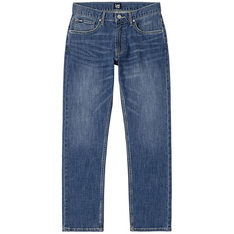 Lee 726 Pánské džíny rovného střihu z praného denimu