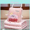 Plush Cartoon Dopamine Pillow And Blanket Combo For Office Rest And Relaxation