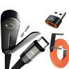 240W 2-in-1 Fast Charging Foldable Bracket Data Cable Type-C To Type-C USB To Type-C Data Wire with OTG Phone Stand