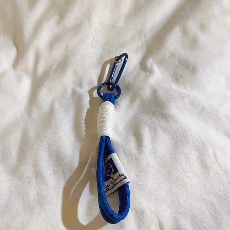 Braided Color-matching Mobile Phone Lanyard Multi-functional Key Chain Mobile Phone Backpack Rope Hanging Ornaments Accessories