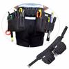 Yotenka YOTENKA Waist Support Belt, Support Belt, Waist Pouch, Cushioned Mesh Belt with Carabiner, for Work, 70cm X 12cm