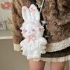 Cute Rabbit Plush Crossbody Bag Lolita Style Girls Kids Daily Shoulder Backpack