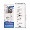 10Pcs Painting Brushes Set Art Acrylic Gouache Oil Watercolor Painting Artist Nylon Hair Beech Wood Rod Brush Set