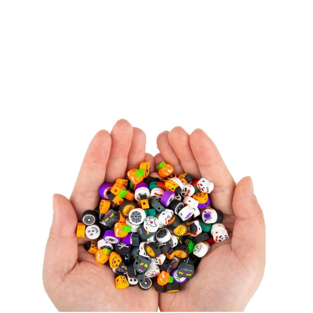 Z44 Fun Halloween New Design Sense Petite Mixed Mini Originality Soft Ceramic Material Beads DIY Bracelet Beads Accessories