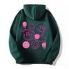Oversized Womens Hooded Sweatshirt Loose Fit Casual Graphic Letter Print Long Sleeve Top