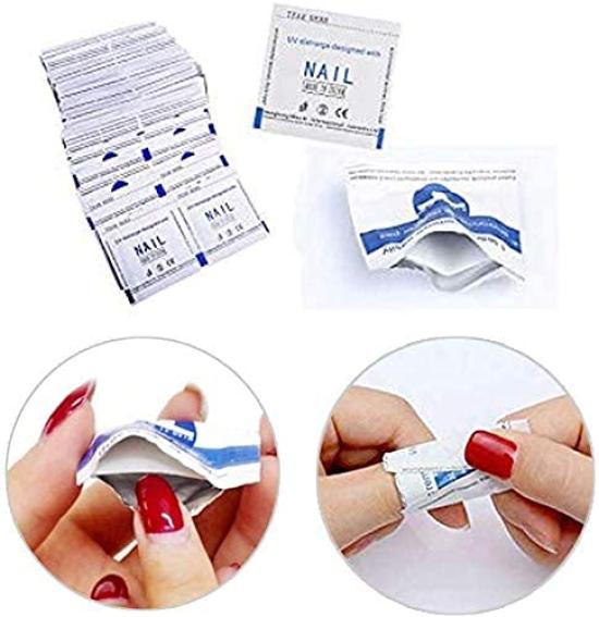 Chimoto Easy Gel Nail Remover 100pcs Nail Removal Cotton Gelnail Remover