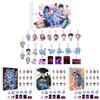 Calendario dell'Avvento Kpop Demon Hunters Portachiavi e Decorazione Acrilica Scatola Regalo Per Fan