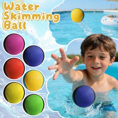 Water Bounce Ball for Pool and Outdoor Use Soft Durable Material Designed To Skip Across Water Surface for Recreational Activities