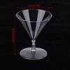 5Pcs 60Ml Disposable Cocktail Glass Plastic Champagne Flutes Cup Dessert Party Goblet Bar Drink Cup Mini Wine Glass Plastic