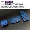 SAWAKAKI For Suzuki Crosby/Alto Lapin/Hustler/Wagon R/Wagon R Stingray/Spacia/Solio Bandit Aluminum Axle Pedal Brake Pedal