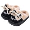 2024 Winter Cotton Shoes for Girls - Thick Warm Indoor/Outdoor Slippers for Medium To Large Babies - Year of the Horse Design