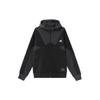 Casual Sports Hooded Spliced Jacket Men Outerwear Black HE7469