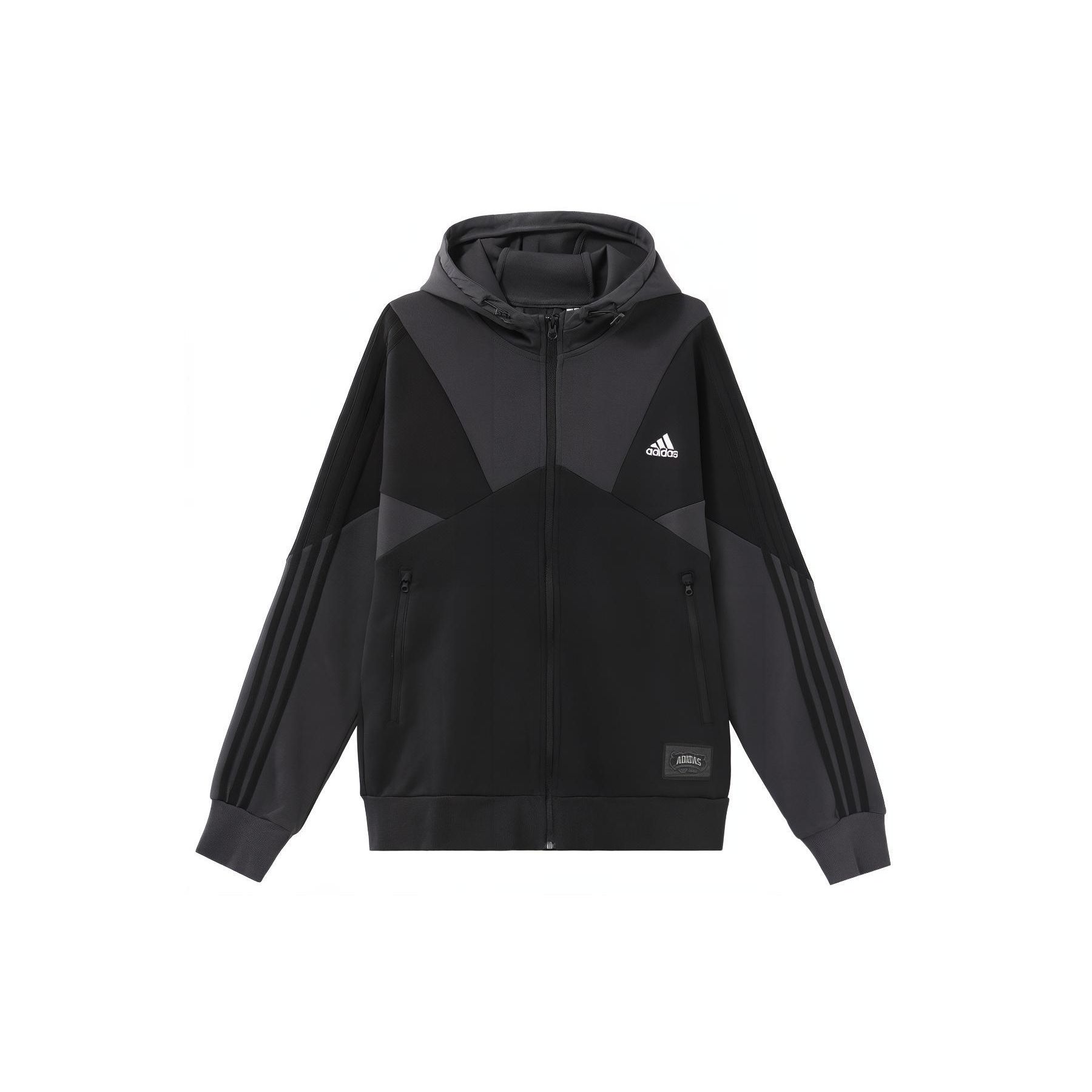 

Adidas Повседневная спортивная куртка с капюшоном Мужская верхняя одежда Черный HE7469 S