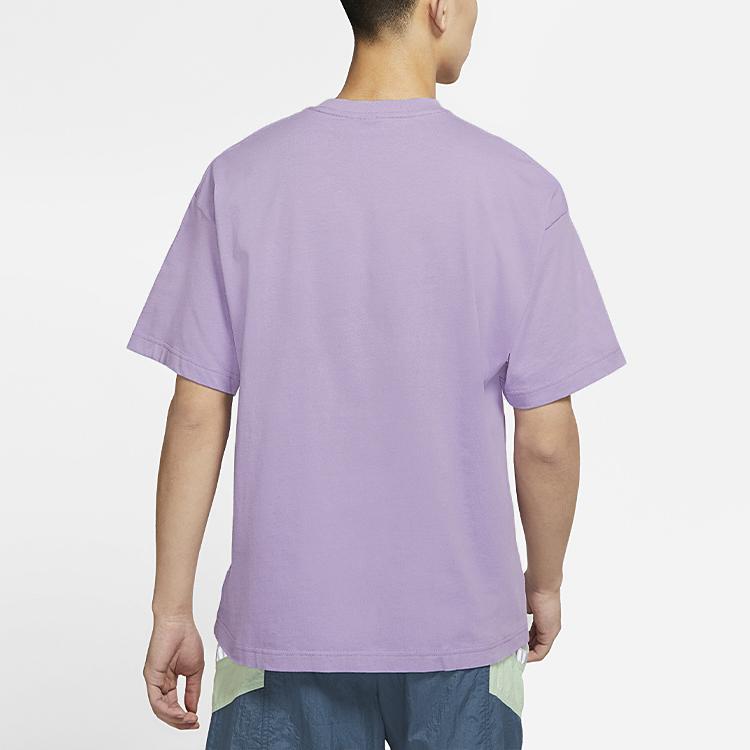 Nike Basic Sport T-Shirt Men Tops Purple DA0321-563