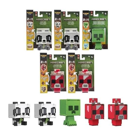 Mattel Minecraft (MINECRAFT) Super Expanded Figures B Assortment 5 Pieces Box Sold Children s Figures Ages 6 and Up Multi 986B-HTL43