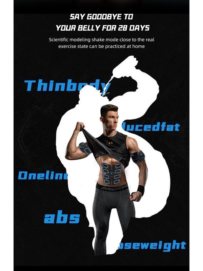 Smart EMS Abdominal and Leg Slimming Muscle Trainer