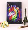 R-YOB01-04  Custom Handmade Leather Diary DIY Crystal Diamond Painting Notebook for Adults