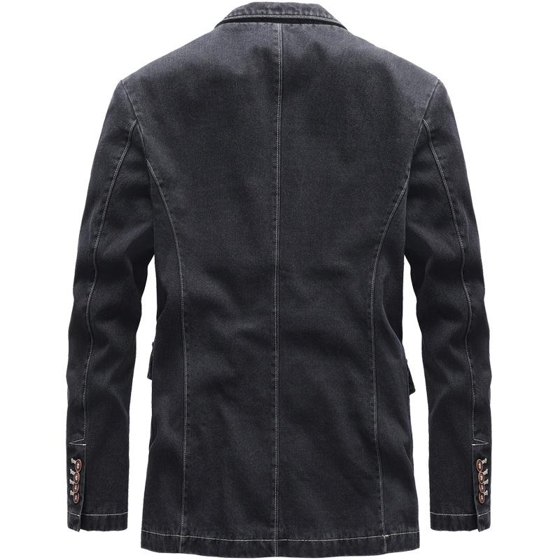 Herren British Style Baumwoll-Denim Freizeit Anzugjacke - Frühjahrs-/Herbstkollektion