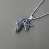 Dark Unicorn Necklace Pendant