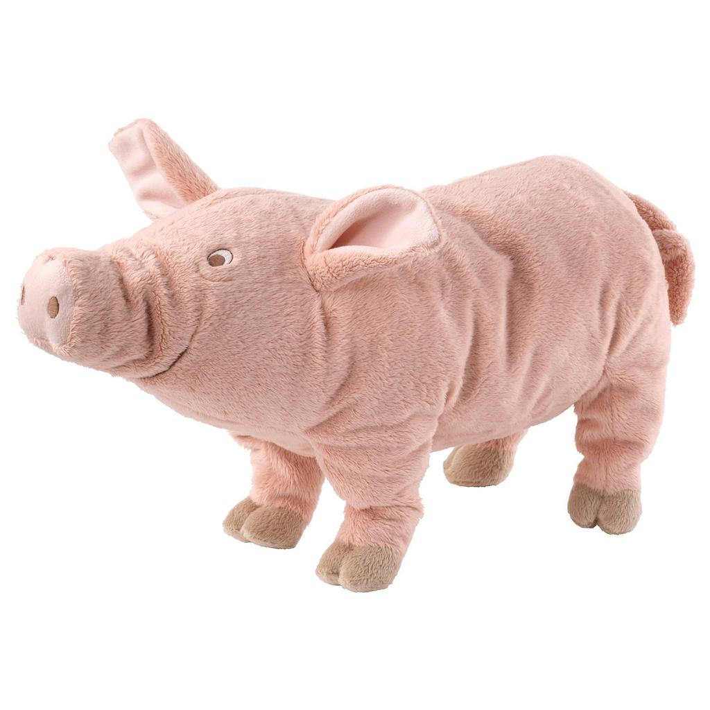 IKEA KNORRIG Soft Toy 40260449 Pig, Pink,