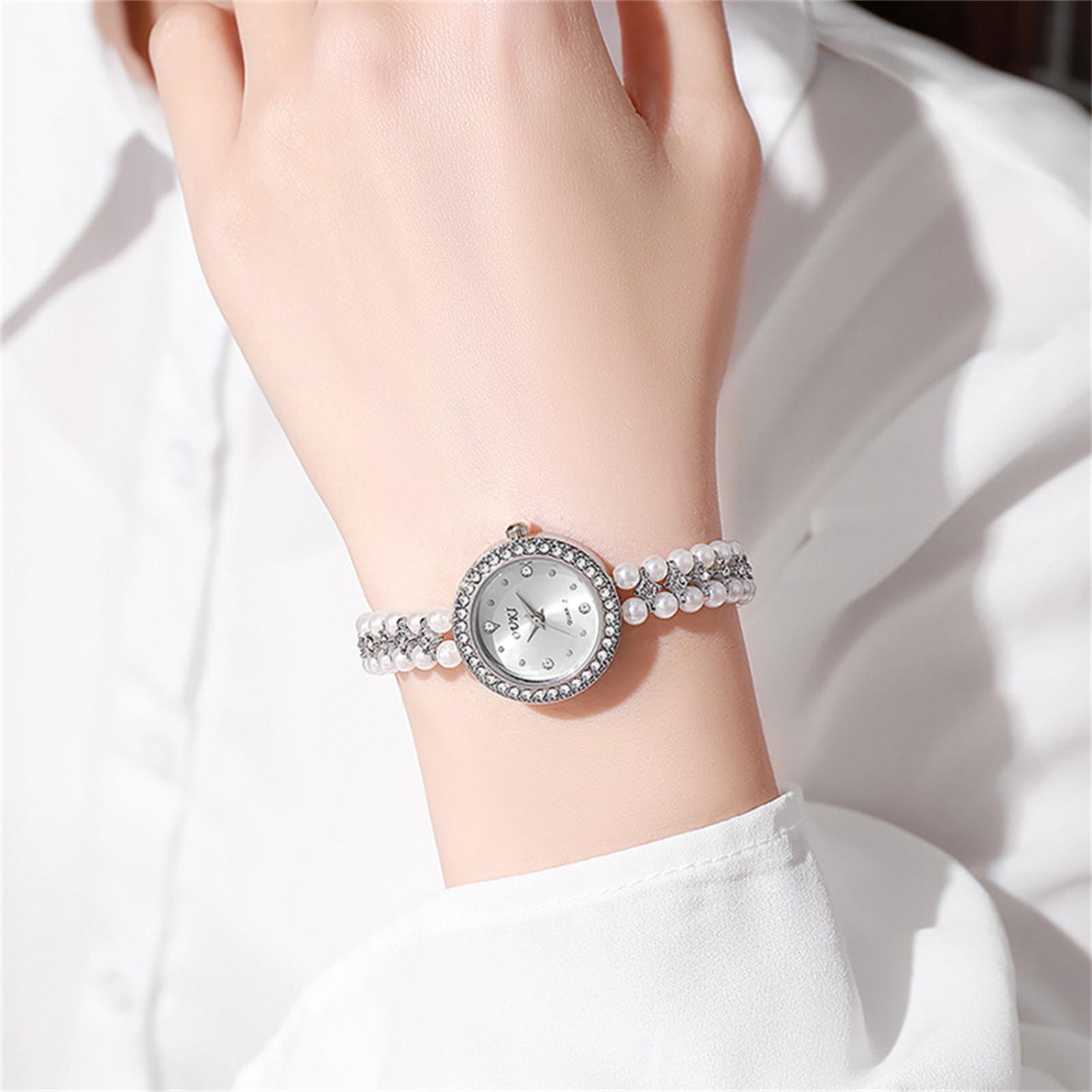 

Женские модные кожаные часы One Size серебряный